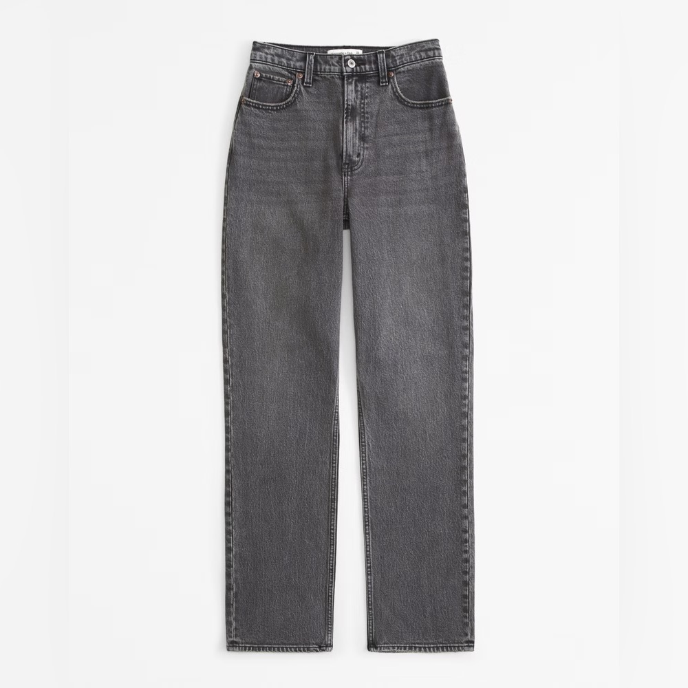 Abercrombie & Fitch The '90s Straight Ultra High Rise